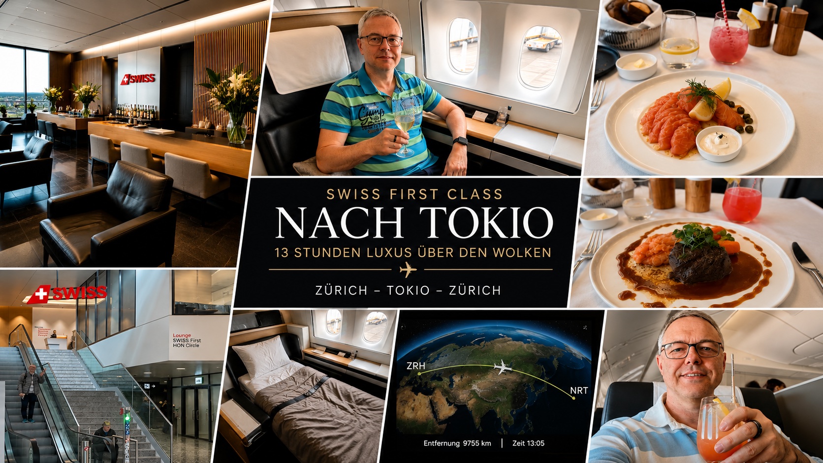 Swiss First Class nach Tokio – Mein persönliches Erlebnis von Zürich nach Japan